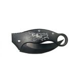 Cutit Karambit negru cu prindere curea 17 cm fotografia produsului View 2 S