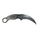 Cutit Karambit negru cu prindere curea 17 cm fotografia produsului View 3 S