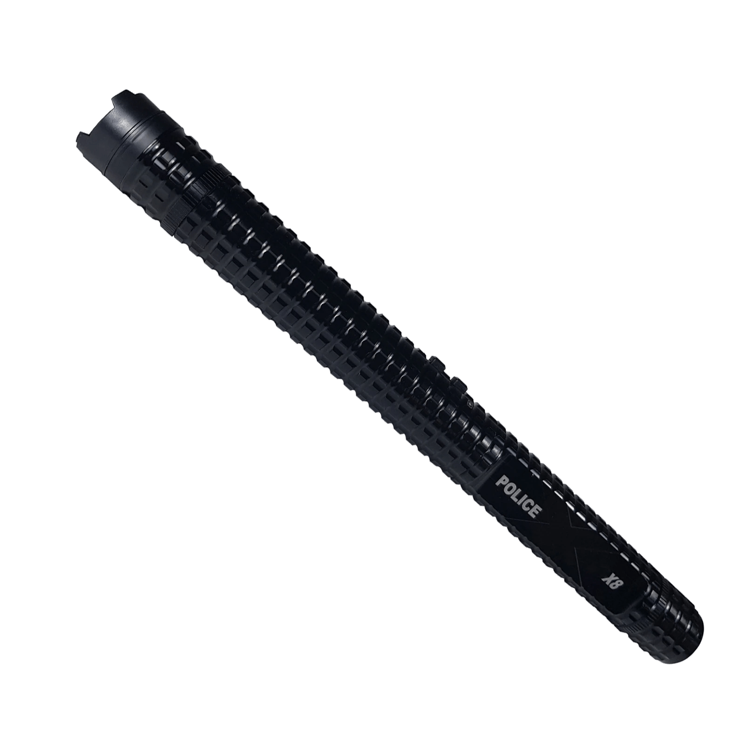 Baston electrosoc si lanterna IdeallStore&reg;, Rowdy X8, metalic, 35 cm, negru fotografia produsului View 4 L