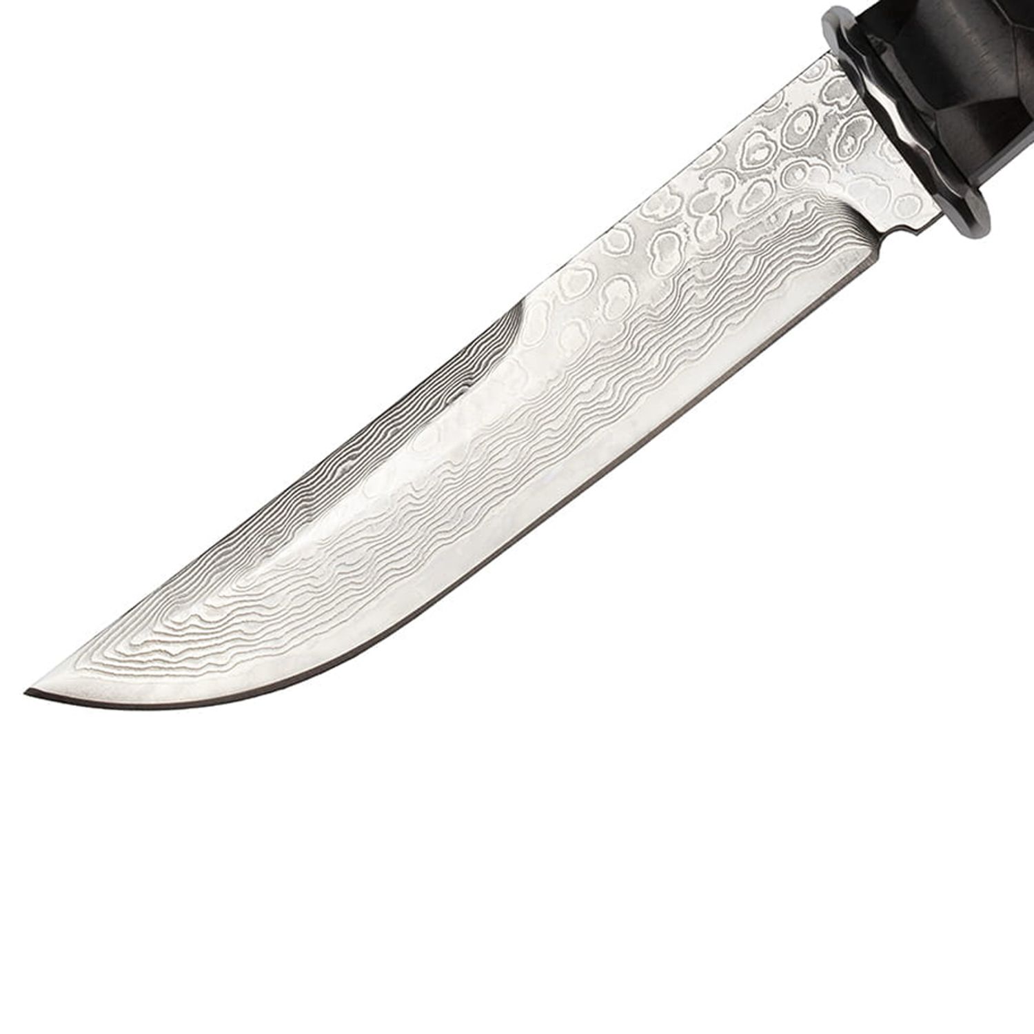 Cutit de vanatoare IdeallStore&reg;, Hell Raiser, maro, 23.5 cm, otel damasc, teaca piele fotografia produsului View 4 L