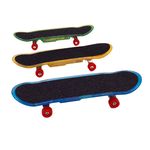 Set mini Skateboard IdeallStore&reg;, Fingerboard Light, LED, 9.5 cm, multicolor fotografia produsului View 3 S