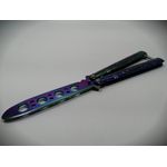 Cutit, Briceag fluture, Butterfly, Rainbow Skin, pentru antrenament, 21.5 cm fotografia produsului View 2 S