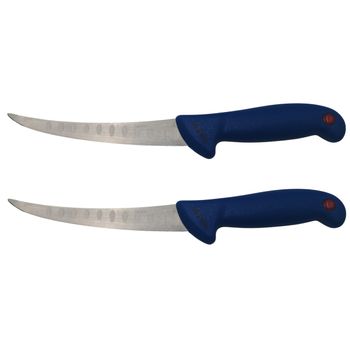 Set doua cutite de filetat IdeallStore®, Chef s Knife, otel inoxidabil, 30 cm, argintiu
