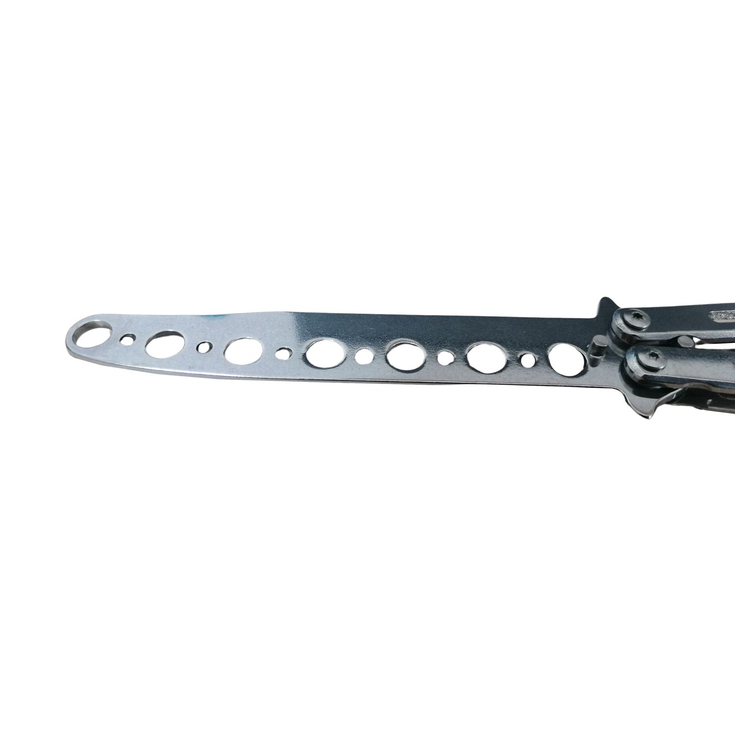 Briceag fluture de antrenament, otel inoxidabil, Silver Blade, 22.5 cm, argintiu fotografia produsului View 4 L