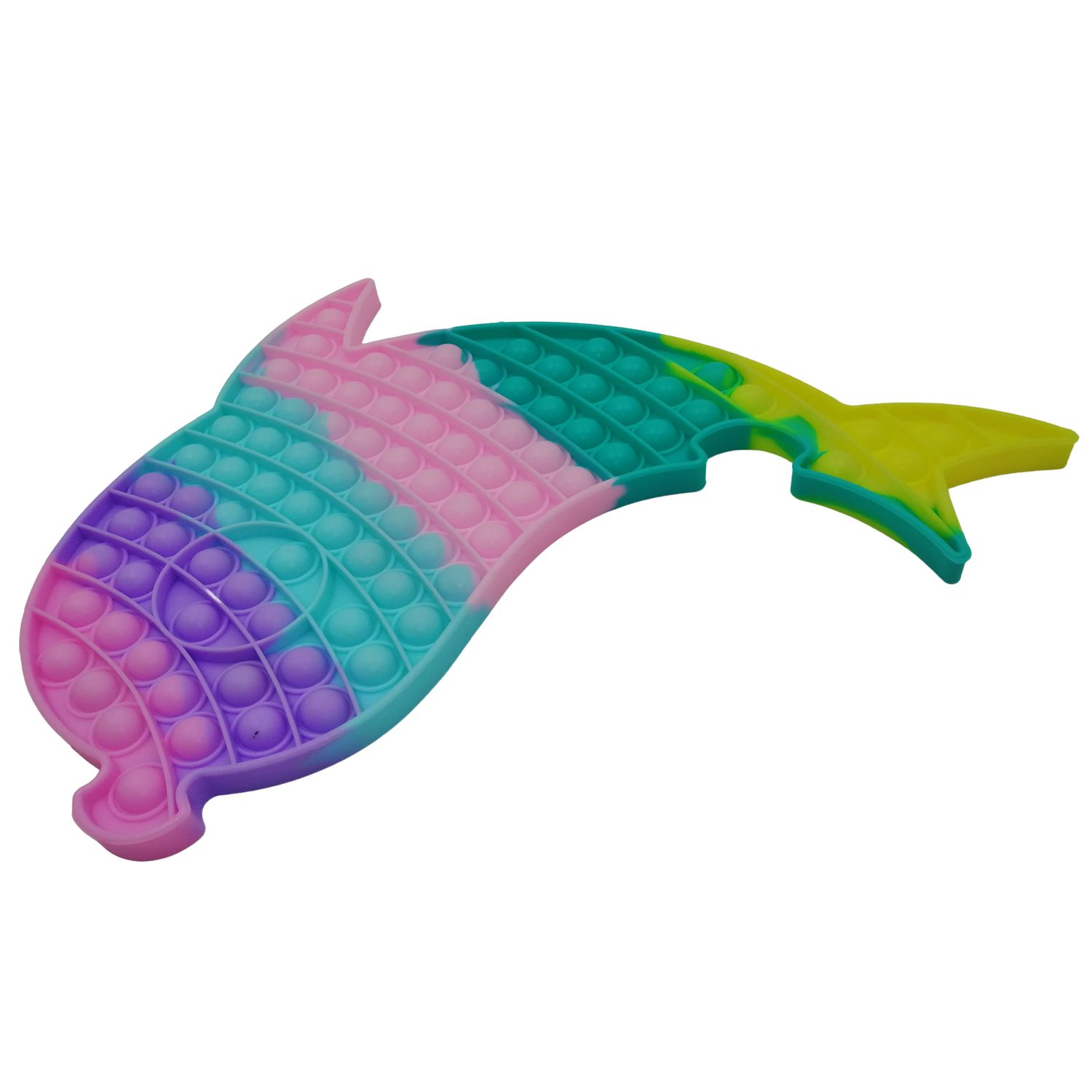 Jucaria antistres, Pop it Grand, model delfin, 41 cm, multicolor fotografia produsului View 2 L