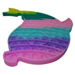 Jucaria antistres, Pop it Grand, model delfin, 41 cm, multicolor fotografia produsului View 5 S