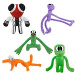 Set cinci jucarii de plus IdeallStore&reg; Rainbow Friends Roblox, multicolor fotografia produsului