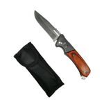 Cutit Stainless steel, pentru camping, 20 cm, husa cadou, automatic fotografia produsului