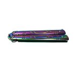 Cutit, Briceag fluture, Butterfly, Rainbow Strike, pentru antrenament, 21.5 cm fotografia produsului View 3 S