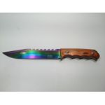 Cutit de vanatoare, Wood Rainbow, 33 cm, multicolor fotografia produsului View 2 S
