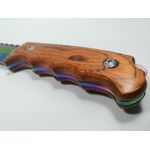 Cutit de vanatoare, Wood Rainbow, 33 cm, multicolor fotografia produsului View 5 S