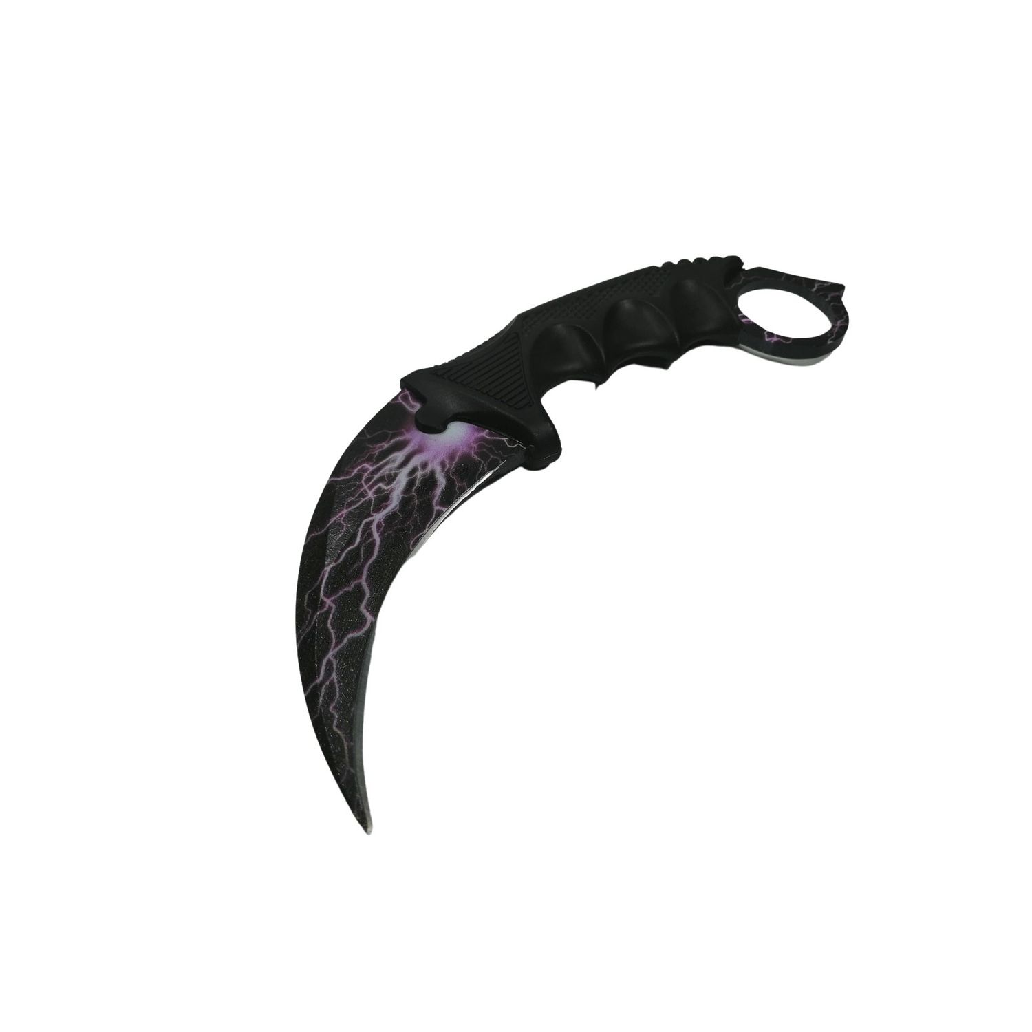 Cutit Karambit de antrenament, Purple Lightning 18.5 cm fotografia produsului View 2 L