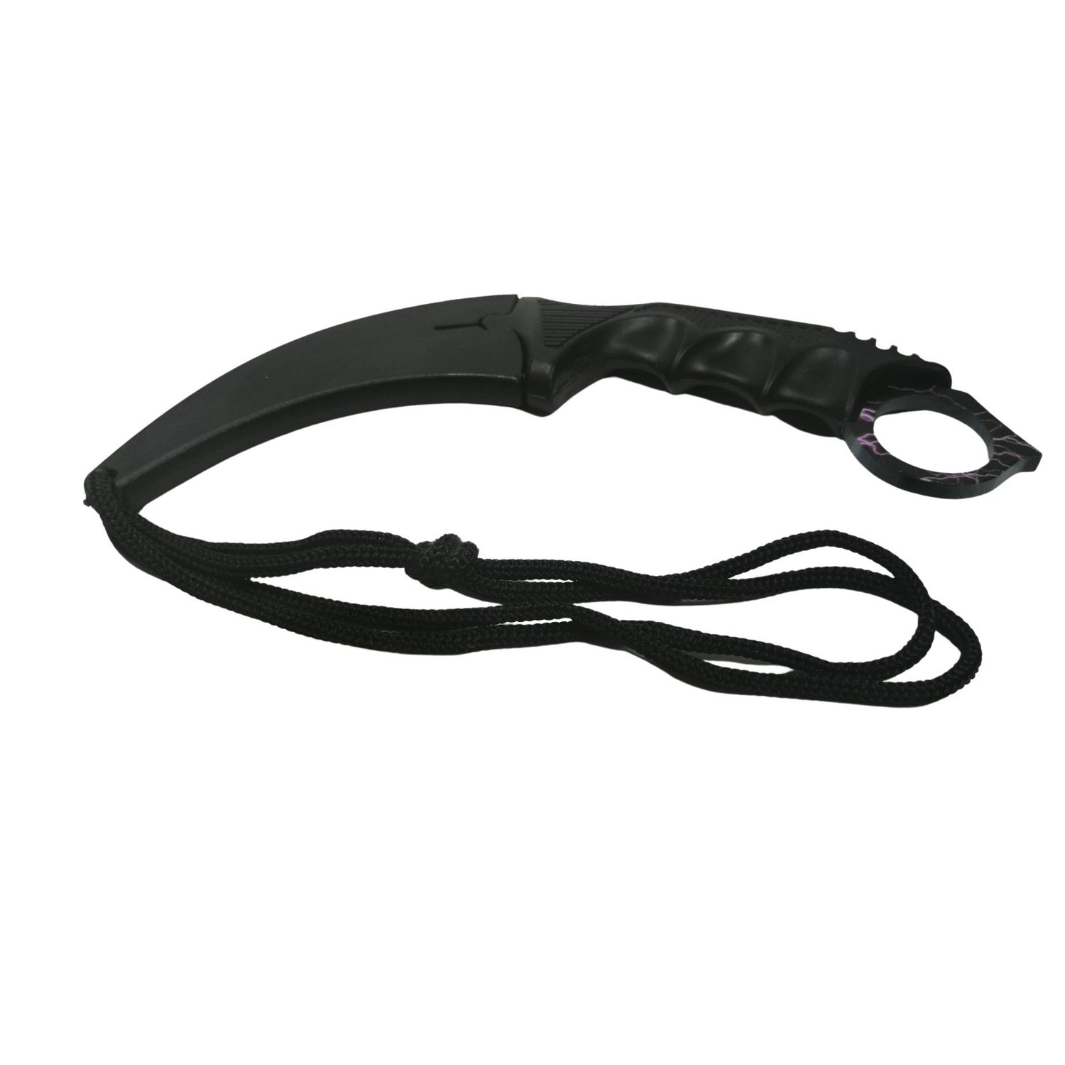 Cutit Karambit de antrenament, Purple Lightning 18.5 cm fotografia produsului View 4 L