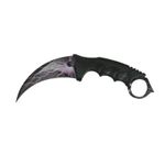 Cutit Karambit de antrenament, Purple Lightning 18.5 cm fotografia produsului