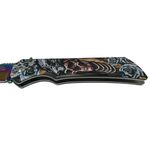 Cutit-briceag automat, Shaman Skeleton, 24 cm, multicolor fotografia produsului View 4 S