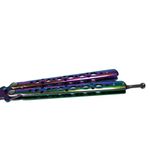 Cutit, Briceag fluture, Rainbow Style, pentru antrenament, 21.5 cm fotografia produsului View 3 S
