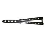 Briceag fluture de antrenament, otel inoxidabil, Basic Blade, 22 cm, argintiu fotografia produsului View 5 S