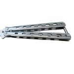 Briceag fluture de antrenament, otel inoxidabil, Basic Blade, 22 cm, argintiu fotografia produsului View 2 S