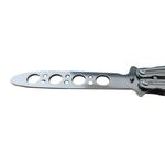 Briceag fluture de antrenament, otel inoxidabil, Basic Blade, 22 cm, argintiu fotografia produsului View 3 S