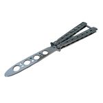 Briceag fluture de antrenament, otel inoxidabil, Basic Blade, 22 cm, argintiu fotografia produsului