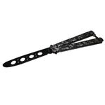 Cutit, Briceag fluture, Butterfly, Scared Skulls, pentru antrenament, 22 cm, gri fotografia produsului View 2 S