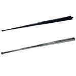Set 2 bastoane telescopice, argintiu-negru, 4 sectiuni, 65 cm fotografia produsului