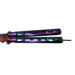 Briceag fluture IdeallStore, Butterfly Clash, antrenament, 22 cm, multicolor fotografia produsului View 3 S