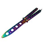 Briceag fluture IdeallStore, Butterfly Clash, antrenament, 22 cm, multicolor fotografia produsului View 2 S