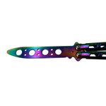Briceag fluture IdeallStore, Butterfly Clash, antrenament, 22 cm, multicolor fotografia produsului View 4 S