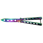 Briceag fluture IdeallStore, Butterfly Clash, antrenament, 22 cm, multicolor fotografia produsului