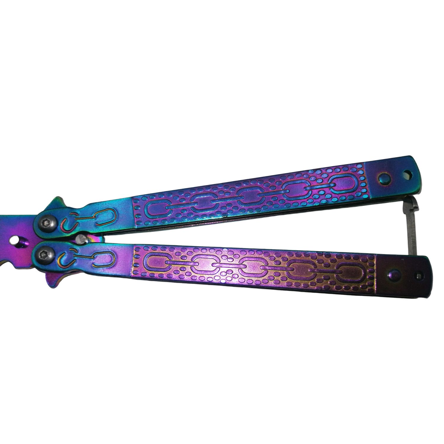 Briceag, model fluture, Chain Reaction, multicolor, 22 cm fotografia produsului View 3 L
