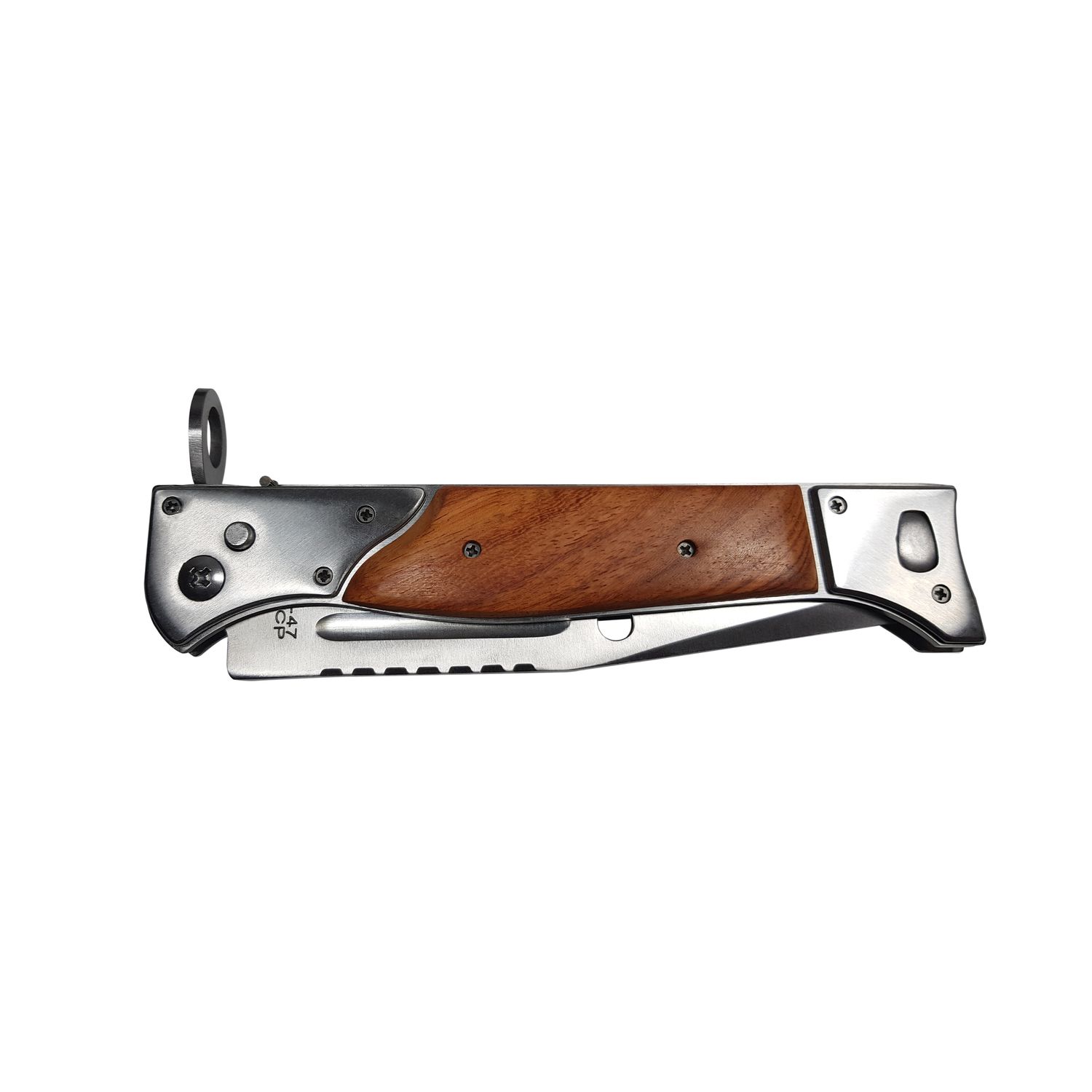 Set 2 cutite vanatoare, cadou briceag automatic AK-47 fotografia produsului View 7 L