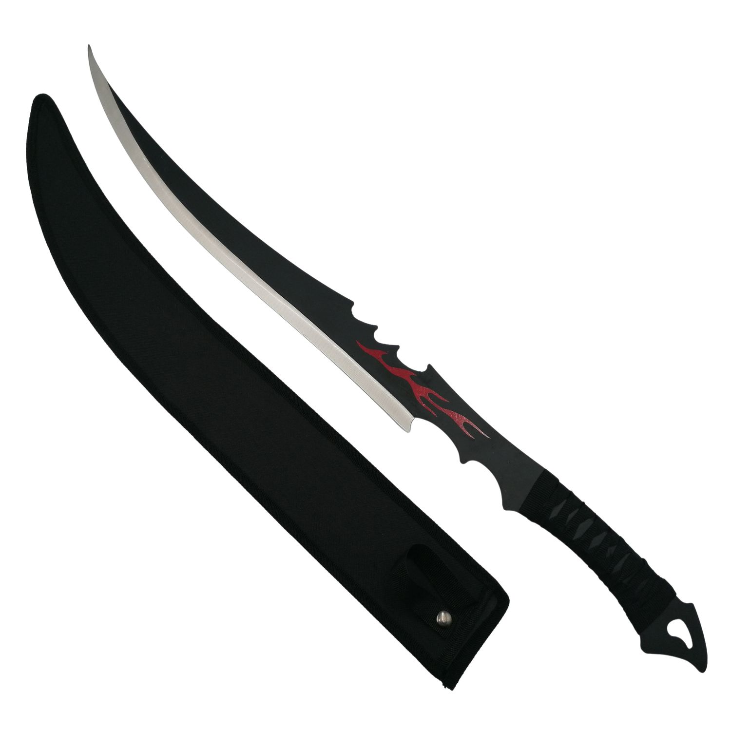Sabie de vanatoare, Fire Blade, maner lemn, 70 cm, teaca inclusa fotografia produsului