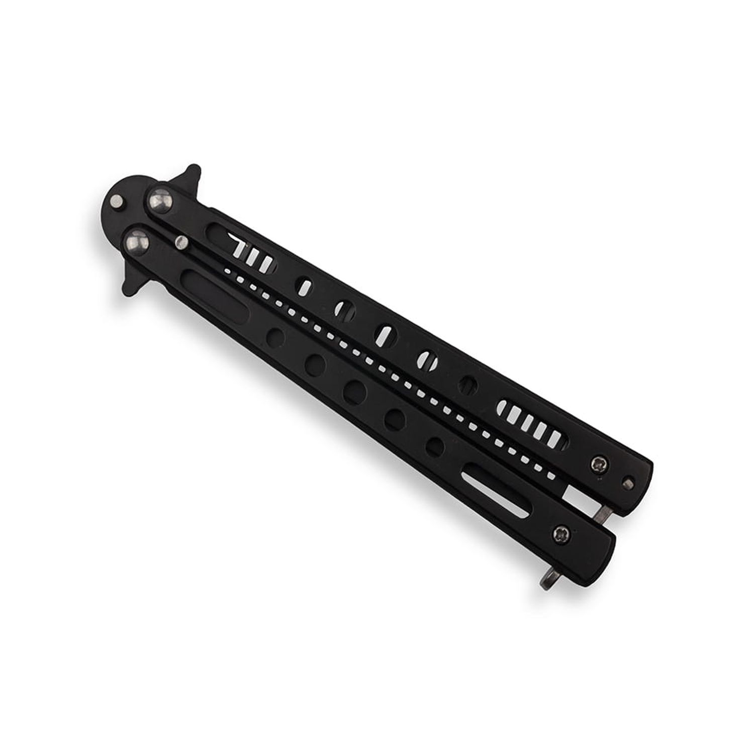 Briceag fluture IdeallStore tip pieptan, Black Comb, 22 cm, negru fotografia produsului View 8 L