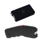 Pachet electrosoc TW 309, 2.5 mil V, 12 cm si mini electrosoc cu lanterna, 800 T, negru fotografia produsului