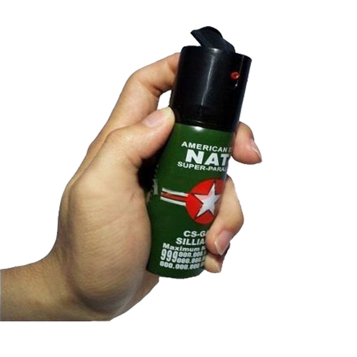 Set autoaparare, electrosoc 800T si spray NATO 60 ml fotografia produsului View 3 L