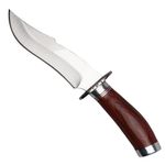 Cutit de vanatoare IdeallStore&reg;, Fancy Blade, 25.5 cm, argintiu, teaca inclusa fotografia produsului View 3 S