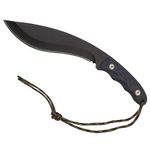 Cutit tip maceta IdeallStore&reg;, Mini Kukri, negru, 30 cm, teaca inclusa fotografia produsului View 2 S