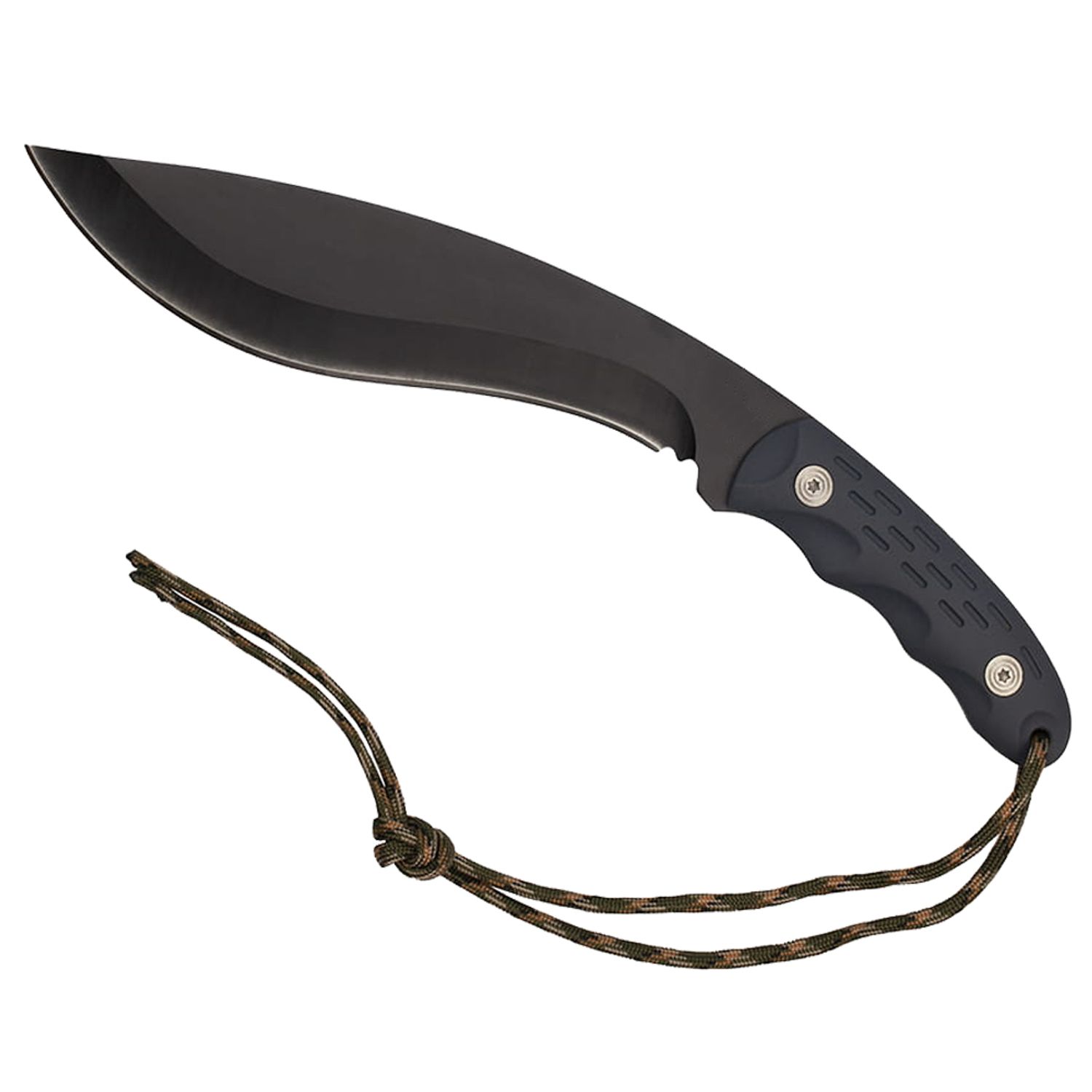 Cutit tip maceta IdeallStore&reg;, Mini Kukri, negru, 30 cm, teaca inclusa fotografia produsului View 2 L