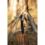 Cutit tip maceta IdeallStore&reg;, Mini Kukri, negru, 30 cm, teaca inclusa fotografia produsului View 8 S