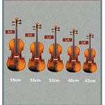 Vioara clasica din lemn 1/4 toc inclus fotografia produsului View 7 S