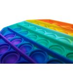 Jucarie antistres, Pop it, silicon, hexagon, 12.5 cm, multicolor fotografia produsului View 5 S