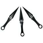 Set 3 cutite aruncat, Combat Sequence, negru, 23 cm fotografia produsului View 2 S