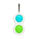 Set jucarii antistres, Pop it, breloc, 8 cm, tricolor, bila inclusa fotografia produsului View 7 S