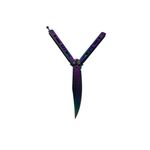 Cutit, Briceag fluture, Balisong, Butterfly, Rainbow Class, 21.5 cm, multicolor fotografia produsului View 3 S
