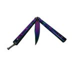 Cutit, Briceag fluture, Balisong, Butterfly, Rainbow Class, 21.5 cm, multicolor fotografia produsului View 4 S