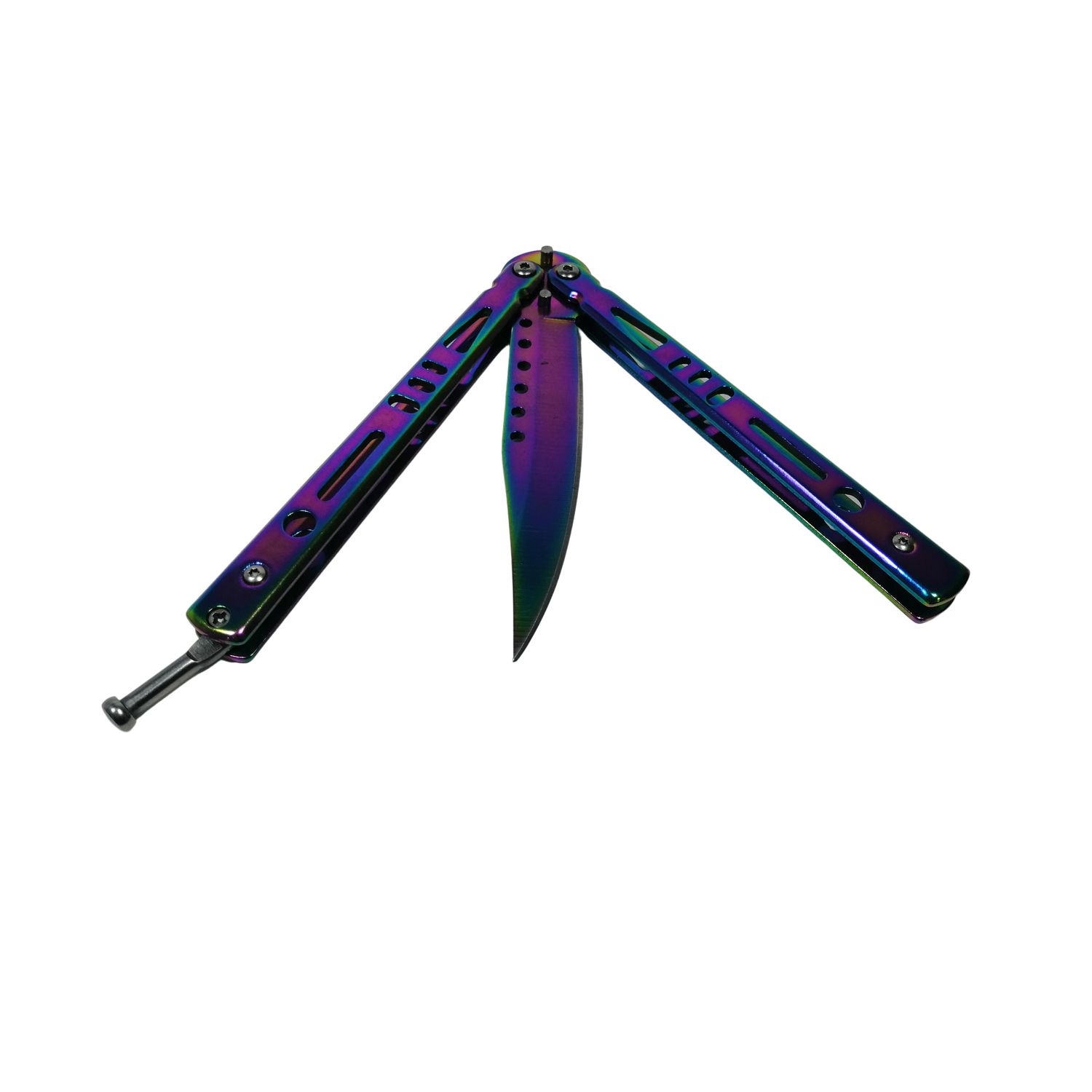 Cutit, Briceag fluture, Balisong, Butterfly, Rainbow Class, 21.5 cm, multicolor fotografia produsului View 4 L