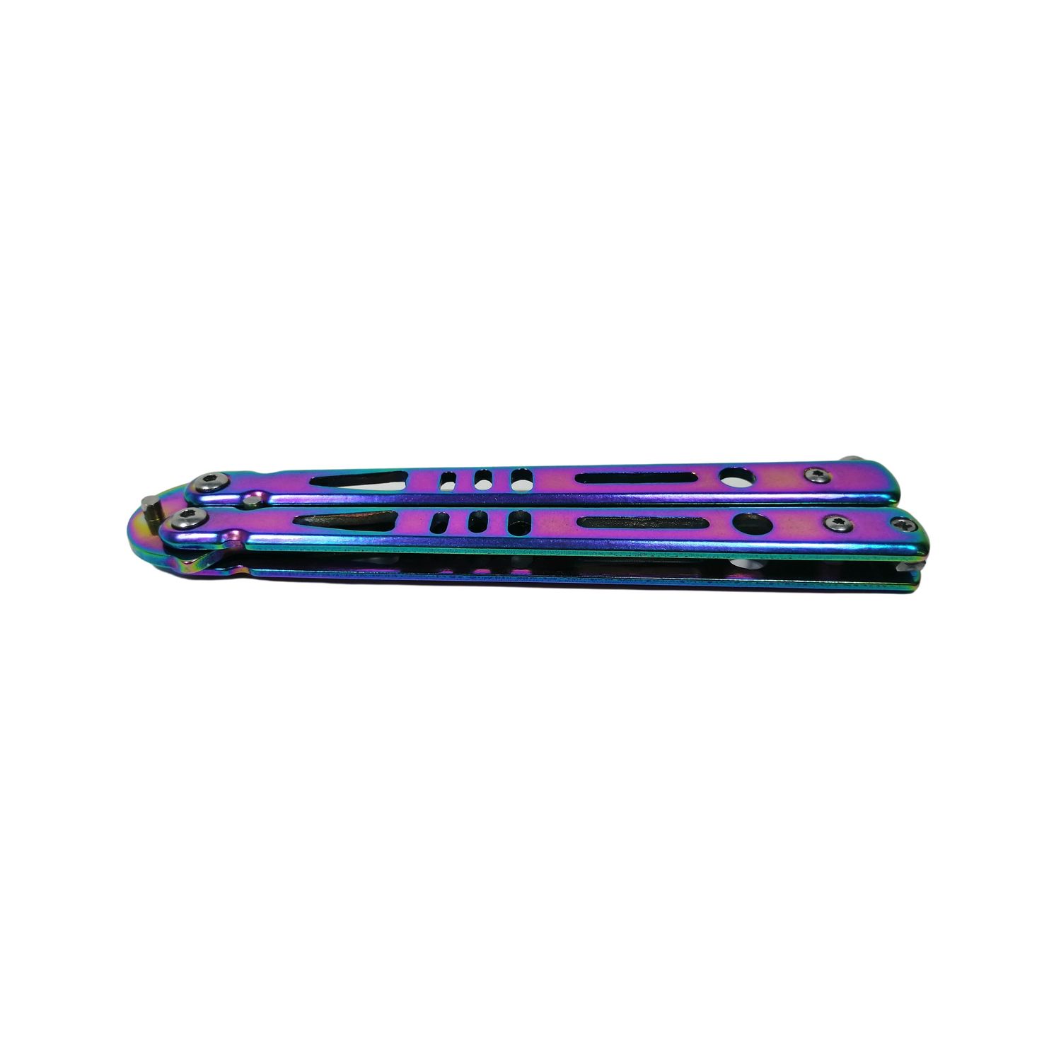 Cutit, Briceag fluture, Balisong, Butterfly, Rainbow Class, 21.5 cm, multicolor fotografia produsului View 5 L