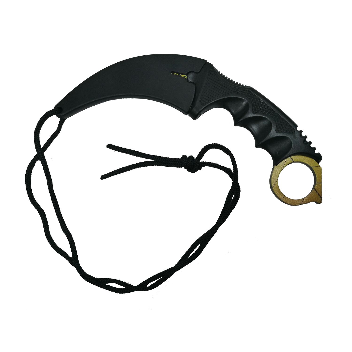 Cutit Karambit, auriu, Golden Spider, 18.5 cm fotografia produsului View 3 L