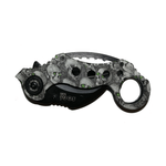 Cutit Karambit pliabil Skull-Trooper - Green Eyes, 18 cm fotografia produsului View 2 S